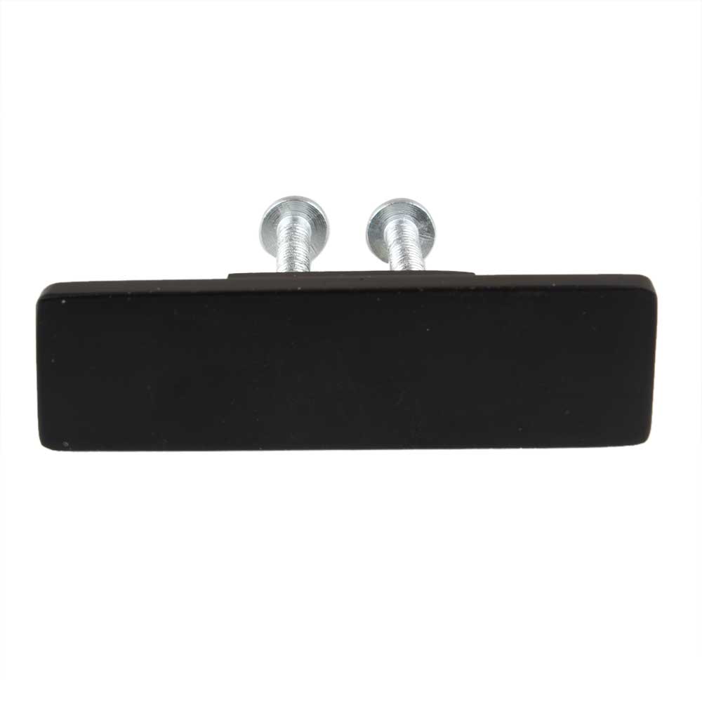 Black Rectangle Brass Big Knobs